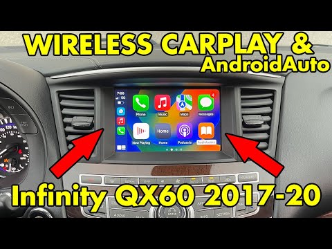 Видео: V2 QX60 2017-2020 Infiniti Wireless CarPlay и AndroidAuto