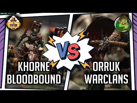 Видео: Blades of Khorne vs Orruk Warclans | Репорт | Age of Sigmar | 2000 pts