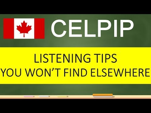 Видео: Аудирование CELPIP — СОВЕТЫ, которые должен знать каждый сдающий тест + Примеры вопросов на www.P...