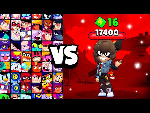 Видео: ЭДДИ ДРАКО против ВСЕХ БРАВЛЕРОВ! С 16 бонусами! | Brawl Stars