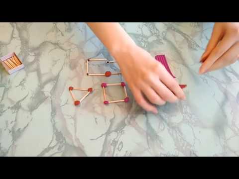 Видео: Мастер-класс "Геометрические фигуры из спичек и пластилина"