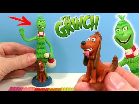Видео: ЛЕПИМ ГРИНЧА И МАКСА из мультфильма THE GRINCH