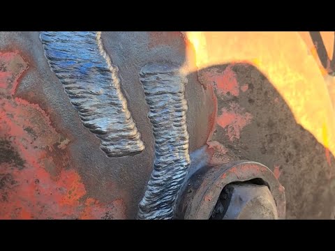 Видео: Сварка Uphill 7018 для ремонта трещин