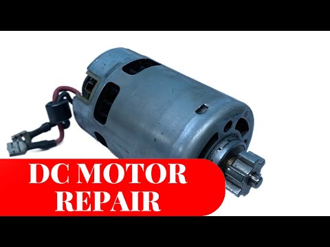 Видео: Как перезапустить неисправный двигатель постоянного тока Bosch Rechargeable Jet Stone Motor Repair