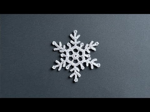 Видео: мк: СНІЖИНКА гачком, в'язані різдвяні прикраси