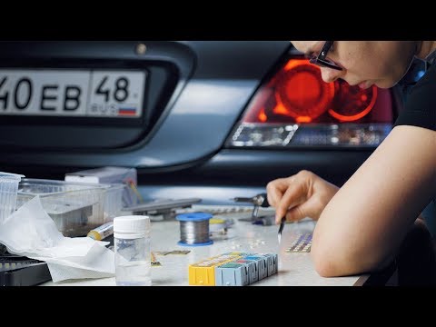 Видео: ПАЙКА ВЕЖЛИВОЙ ПОДСВЕТКИ | Установка парктроника!