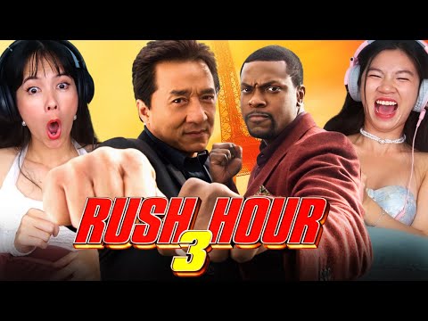 Видео: Реакция иностранных девушек | Час пик 3 | Первый просмотр