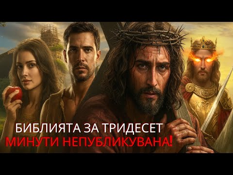 Видео: Библия: Резюме за ТРИДЕСЕТ минути | Разберете плана на спасението от Битие до Откровение