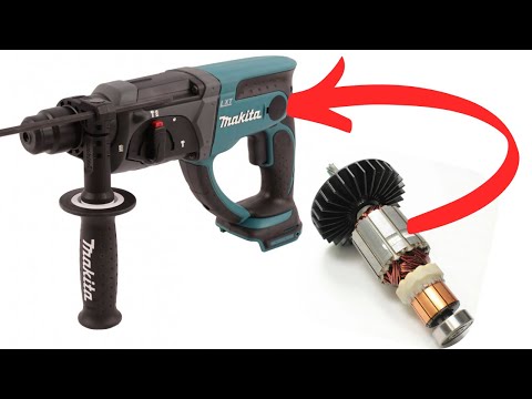 Видео: Замена якоря перфоратора Makita DHR202 не работает ремонт