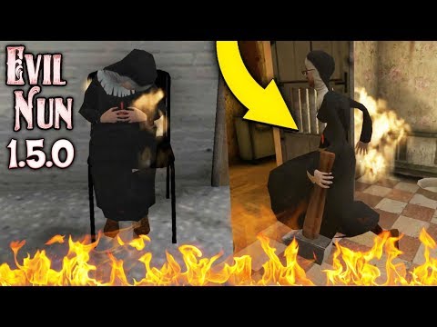 Видео: СЖЁГ ДВУХ МОНАШЕК в Evil Nun 1.5.0 новое обновление