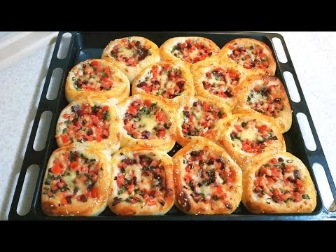 Видео: Мини-пицца на скорую руку! Быстро, удобно, вкусно!