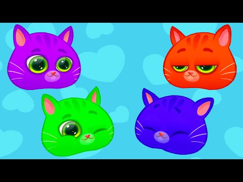 Видео: Суровый КОТИК БУБУ #87. Разноцветный Зомби кот. Мультик ИГРА про котят на Игрули TV