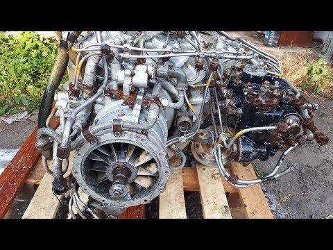 Видео: Речной глубоководный газотурбинный двигатель ГТД-350 начало