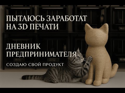 Видео: У самурая нет цели. Только путь. Без опыта в предпринимательстве, пытаюсь заработать на 3D печати.