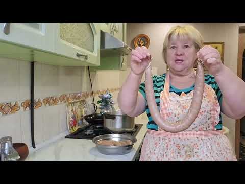 Видео: Колбаса из куриной печени.