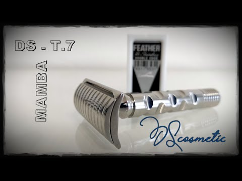 Видео: DS - T.7 (Mamba) с лезвием Feather - тест