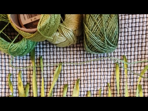 Видео: Alla Chait Handmade. Рукоделие в прямом эфире! Вышивка Лентами. Полевые цветы. Продолжение.