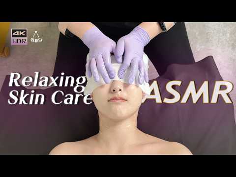 Видео: ASMR 💆🏻‍♀️ Уход за кожей и массаж декольте для красоты | Очищение от угрей и пор