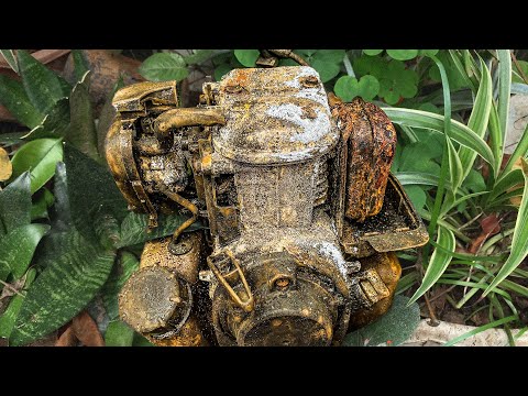 Видео: Реставрация старого двигателя Honda Gx35 на газонокосилке | Восстановление машины для стрижки травы