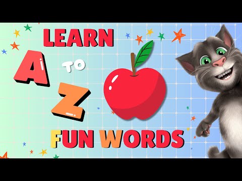 Видео: Песня про алфавит ABC | Фонетическая песня про A как яблоко | Стишки про алфавит ABCD для малышей...