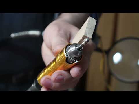 Видео: Тест самоделки: двигатель шуруповерта и гибкий вал.