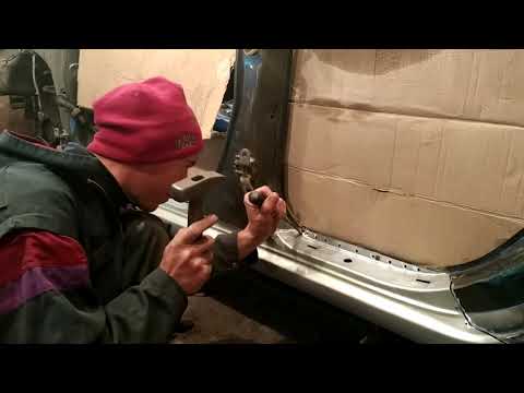 Видео: Toyota Corolla. Threshold replacement. Качественная замена порога.