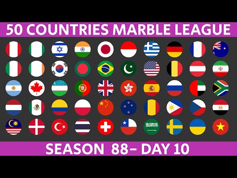 Видео: 50-страновая лига Marble Race, сезон 88, день 10/10, Marble Race в Альгоду