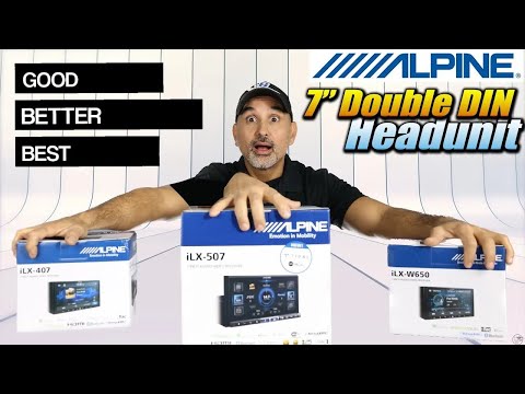 Видео: Сравните обзор головного устройства Alpine 7" iLX-W650, iLX-407, iLX-507 с Apple Car Play и Andro...