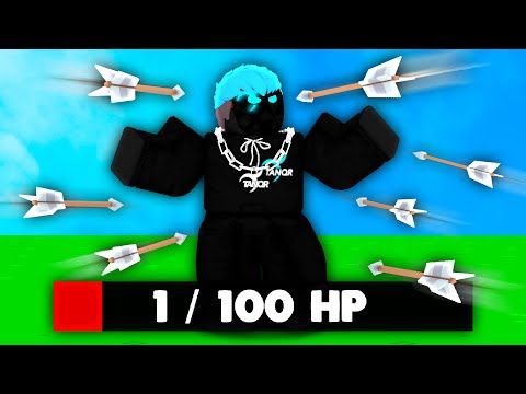 Видео: Roblox Bedwars, но я не могу получить НИКАКОГО урона.. (1HP)