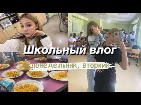 Видео: ШКОЛЬНЫЙ ВЛОГ // учеба, работа