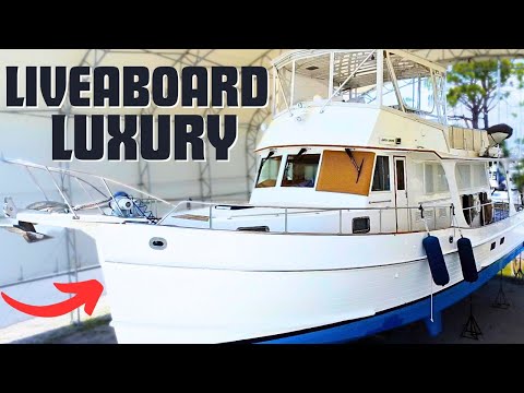 Видео: РОСКОШНЫЙ ТУР НА БОРТУ! Grand Banks 52' Europa (полный тур с капитаном)