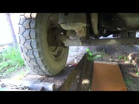 Видео: ГАЗ-3307.Схождение колёс было не правильное...