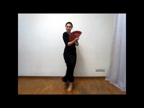 Видео: Фламенко Ольга Ли Уроки Веер 3