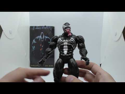 Видео: Фигурка Венома от типа Neca (Marvel Legends паль сириес). Venom figure