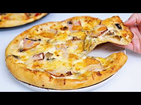 Видео: Я в ШОКЕ от Этого ТЕСТА🍕ПИЦЦА Вкуснее ЧЕМ в ПИЦЕРИИ!ИДЕАЛЬНОЕ и БЫСТРОЕ Тесто с ШИКАРНЫМИ Бортиками!