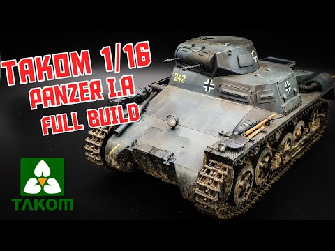 Видео: Takom 1/16 Panzer I — полная сборка