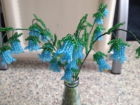 Видео: ЦВЕТЫ КОЛОКОЛьЧИКИ из БИСЕРА. Tutorial: Bluebell - flowers. БИСЕРОПЛЕТЕНИЕ для НАЧИНАЮЩИХ