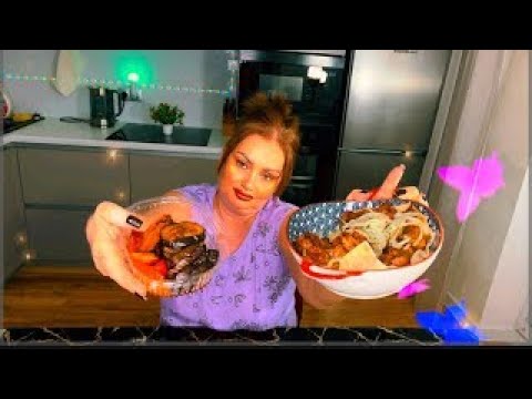 Видео: Мукбанг шашлык, овощи гриль\Тема: Кучины баласты, отношение Кучи к людям, сколько Куча зарабатывает