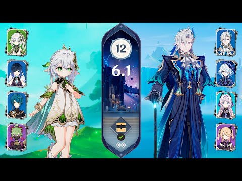 Видео: Нахида C1 Вегетация & Нёвиллет C2 Морозный Тайзер || Бездна 6.1. 12 Этаж || Genshin Impact