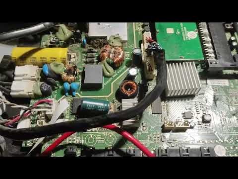 Видео: Mystery MTV-3228LT2 (V1N05). Не включается, горит синяя лапочка. Нет реакции на кнопки и пульт.