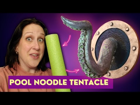 Видео: Как превратить аквапалку в Кракена 🐙 Проект из папье-маше