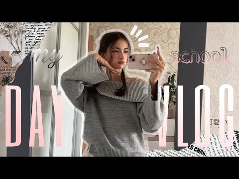 Видео: my school day📖vlog 22 min! поход в кафе, репетиторы и разговоры
