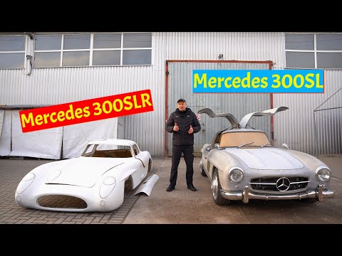 Видео: Строим Mercedes 300SL Gullwing 1955 года. Салон, колеса, внешка.