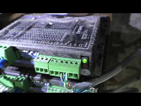 Видео: Помехи и наводки при работе станка с ЧПУ временно побеждены.