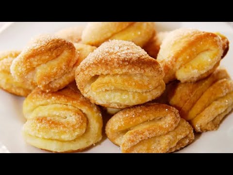 Видео: Печенье творожные треугольники! Гусиные лапки