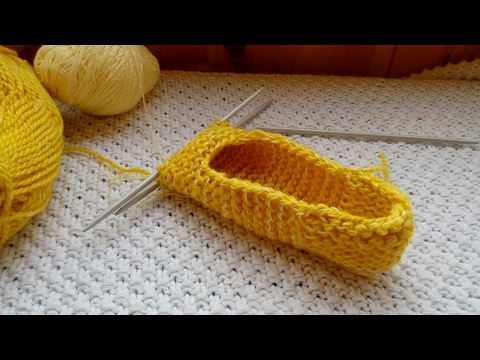Видео: Вяжем следочки спицами/ Часть 3 - Передняя часть 😃