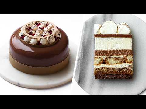 Видео: Мастер-класс: Торт-антреме «Тирамису» │ Глазурь, кремё, мусс │ Серия рецептов выпечки: от классик...