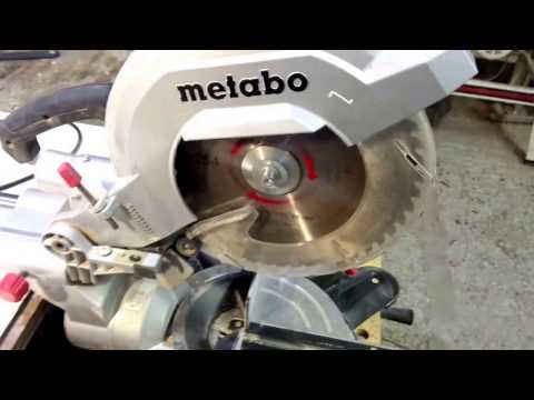 Видео: Установка блока плавного пуска в Торцовочную пилу Metabo KGS 254 M
