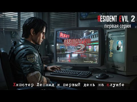 Видео: Resident Evil 2 Remake. Серия 01. Хипстер Леонид и первый день на службе.