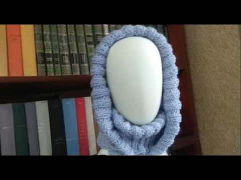 Видео: Вяжем Капор с воротником спицами